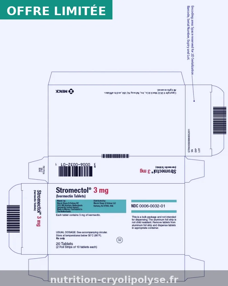 Achat Stromectol 12mg en ligne sans ordonnance — dès 3,07€