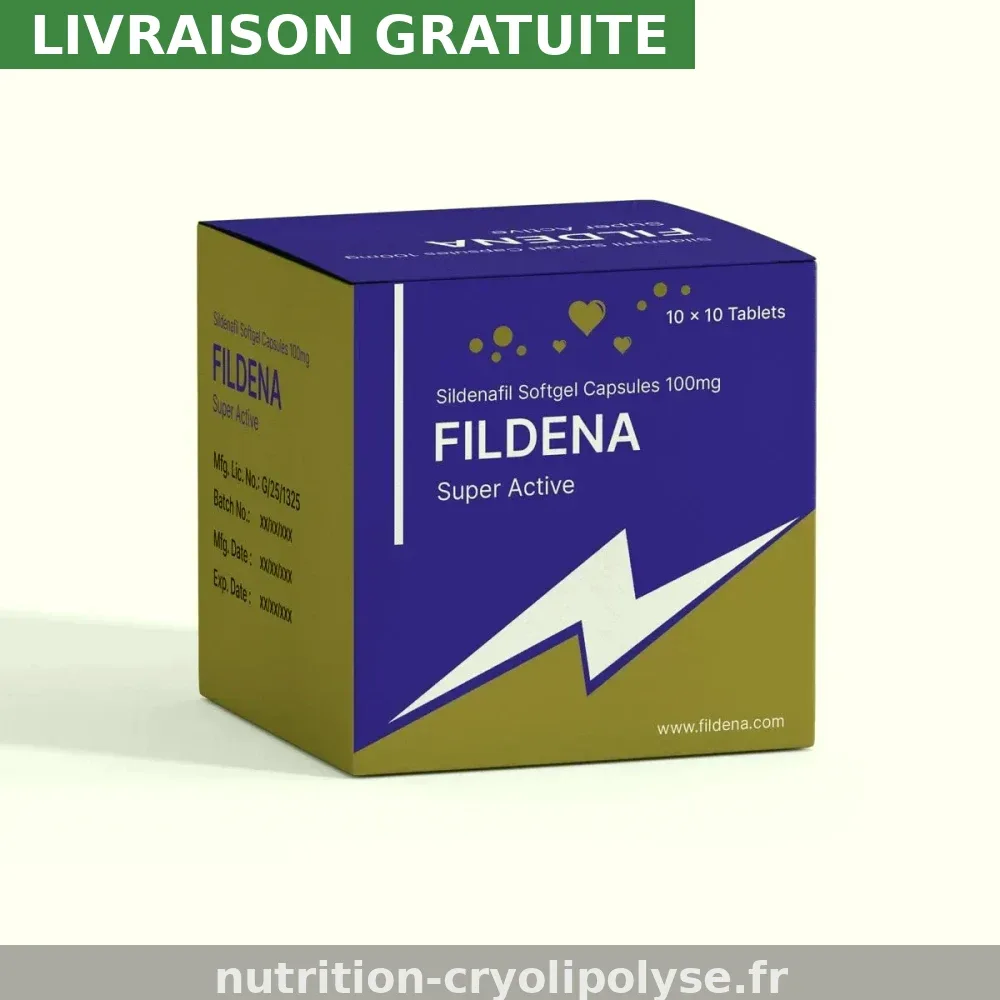 Obtenez Fildena Super Active 100mg en ligne à Nice — à partir de 0,63€